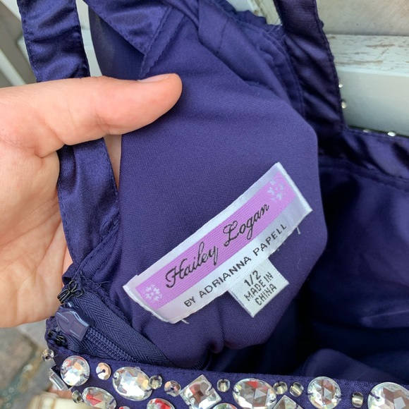 Hailey Logan by Adrianna Papell Rhinestone Dress - Picture 4 of 4